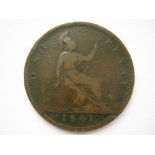 1861, Freeman 21, Fair. Rated as R18 (Extremely Rare). Ex LCA 06.12.2013, lot 2763 (part)