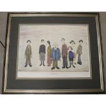 •Laurence Stephen Lowry RBA RA (1 November 1887 - 23 February 1976) - Limited edition print - 'His