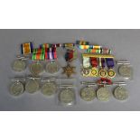 A Group of WW2 and other medals including 6 WW2 Victory Medals, 3 WW2 Defence Medals, 1939-45 Star