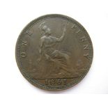 1861, Freeman 26, closer date, VF. Ex CCA 06.09.2006, lot 278 (part)