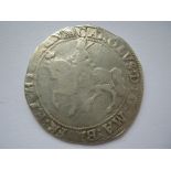 Charles I Tower Mint, 2nd Horseman, type 2c CHRISO error, mintmark Portcullis, NF/Fair