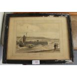 William Daniell (1769-1937), coloured engraving, 'Southwold, Suffolk', 20cm x 26cm, published July