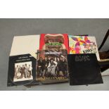 Metal case of records including Pink Floyd, Beatles White Album etc