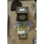 2 carriage clocks