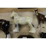 Beswick Dappled Grey Shire Horse 818