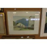 William Heaton Cooper (1903-1995) - Signed colour print - 'A Lakeland Farm', 26cm x 38cm, signed and