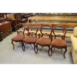 Four Victorian chairs