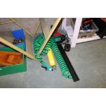 Bosch battery hedge trimmer & patio point master and hose