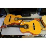 Two Herald accoustic guitars