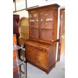 Thomas Butcher Regency cabinet piano, converted to bureau bookcase