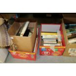 3 boxes of books