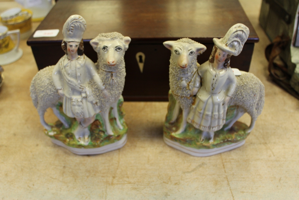 2 Staffordshire figures