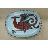 Poole dragon plate
