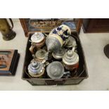 Box of steins