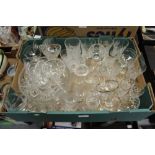 Box of crystal glasses