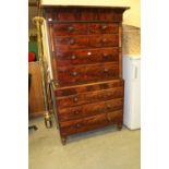 Mahogany Chest on Chest