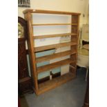 Victorian pine book shelf