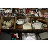 Three boxes of china wares, inc. Poole