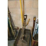 Fork, 3 Spades and other Garden Tools