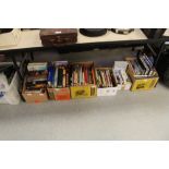 Six boxes of various books