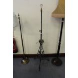 Wrought iron standard lamp