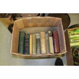 Box of books including Housman 'A Doorway in Fairyland'