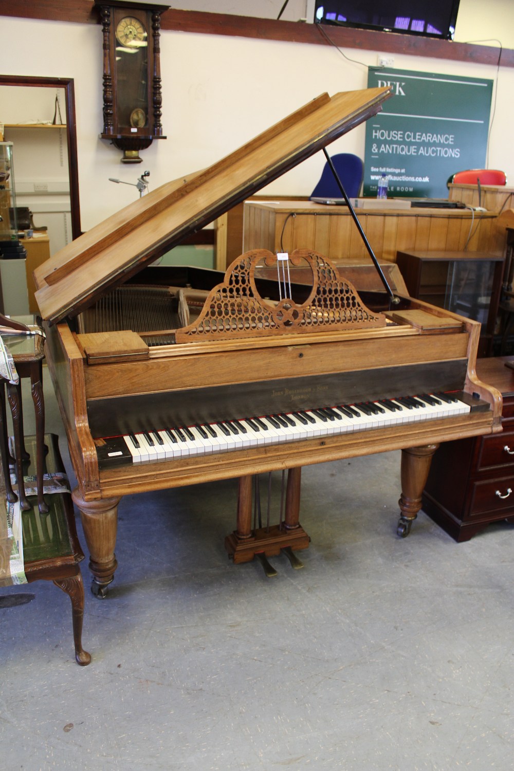 John Broadwood & Sons Boudoir Piano