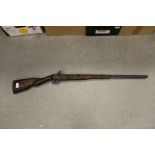 Reproduction flintlock rifle