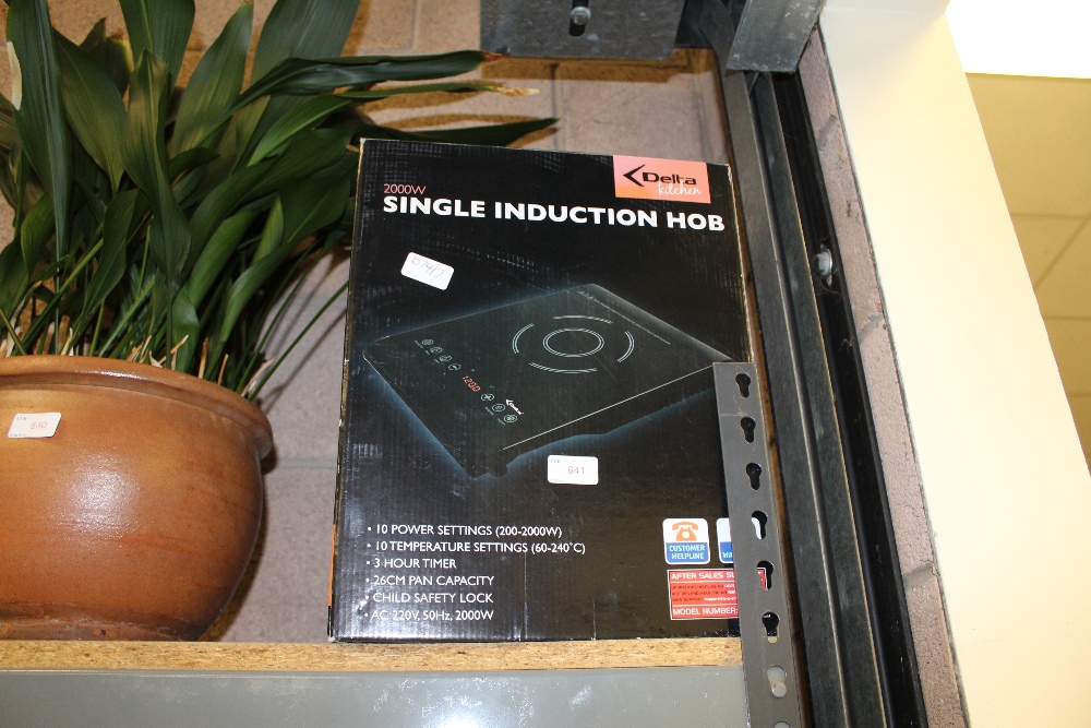 Delta single induction hob