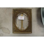 French Empire period gilt metal photograph frame