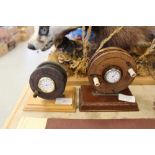 2 Fishing reel clocks