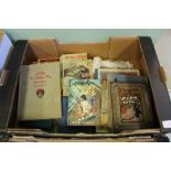 1 box old Children's books, including signed Malcolm Saville, Ernets Aris