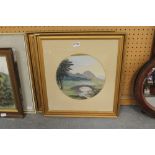 John Thompson (19th/20th Century Penrith) - Pair of gouache paintings - Lakeland bridge scenes, each