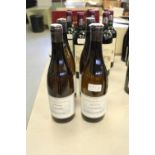 Four bottles of Francois Villard Condrieu de Poncins Rhone 2010