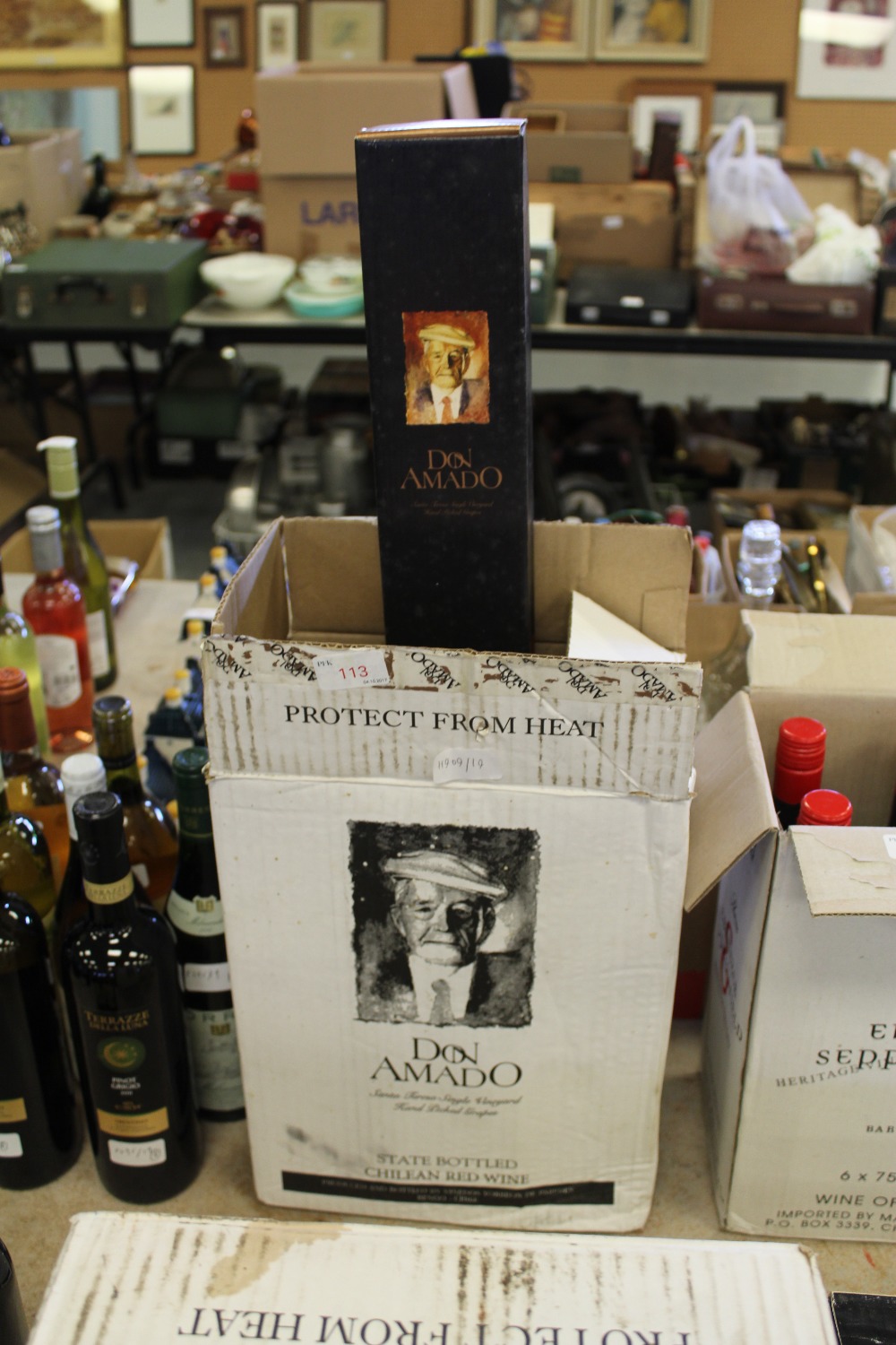 Four bottles of Torreon de Paredes 'Don Amado' Chilean blended red wine, 1998 vintage (each bottle