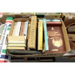 Box of books 'Life of Gladstone' etc