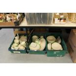 Solian ware pottery dinner wares (3 boxes)