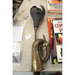 Vintage brass carhorn (A/F)