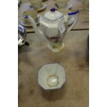 Shelley 11606 pattern Coffee Pot & Sugar Bowl