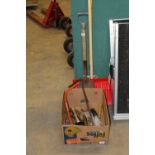 Box tools & 3 other garden tools