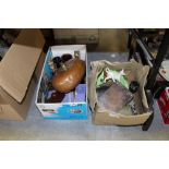 2 boxes of miscellaneous, stoneware etc