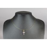 18ct gold cross on chain 4.4grams