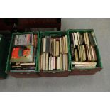 3 boxes car books etc