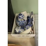 Blue & White china - 8 items