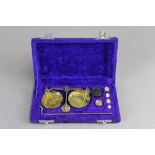 Cased set of scales & weights