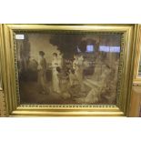 Framed print of Young Ladies by Ettienne Azambre