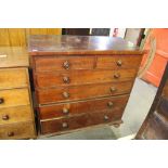 Victorian mahogany chest of drawers