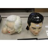 Elvis & Marilyn Monroe busts