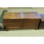 Oak Coffer H T 1706