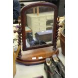 Victorian toilet mirror